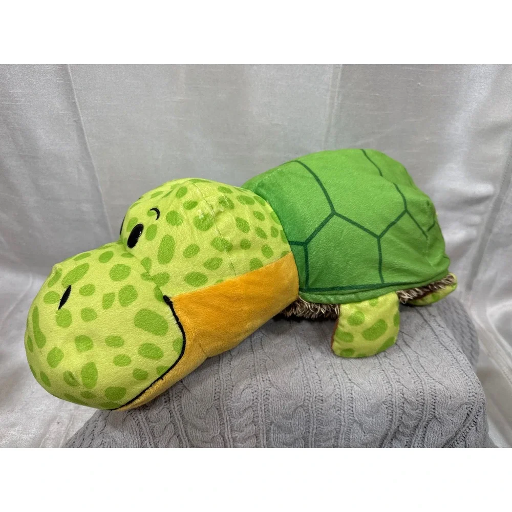 Jay Play‎ Flipazoo Hanna Hedgehog Tito Turtle Reversible Plush Toy Brown Green